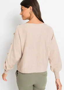 Pullover mit Knöpfen, bonprix