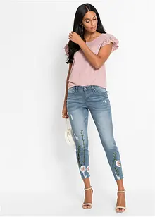 Jean skinny extensible à taille mi-haute, bonprix