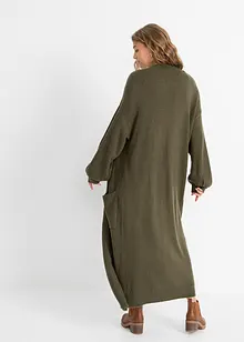 Oversize-Strickjacke in Midilänge, bonprix