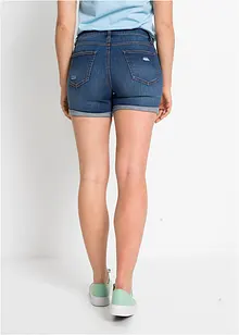 Short en jean à effets déchirés, bonprix