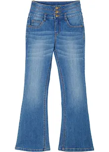 Mädchen High Waist Jeans, flared, bonprix