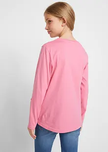 Mädchen Langarmshirt aus Bio Baumwolle, bonprix