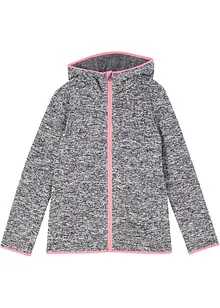 Mädchen Thermo-Strickfleecejacke  mit Kapuze, bonprix