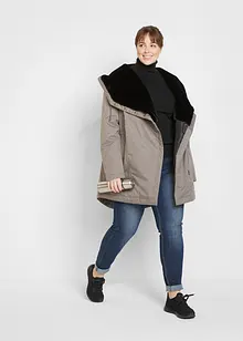 Funktions-Parka mit Teddyfleece, wasserdicht, bonprix