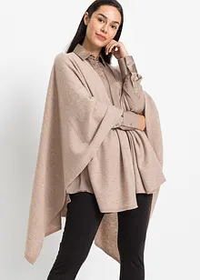 Wollponcho mit Good Cashmere Standard®-Anteil, bonprix