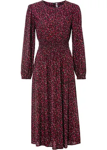 Robe midi à imprimé floral, bonprix