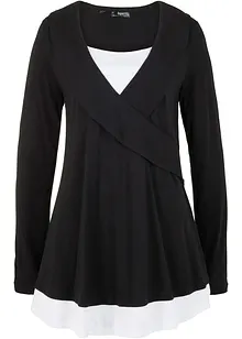 Tunika-Shirt aus Baumwoll-Viskose-Mix, bonprix