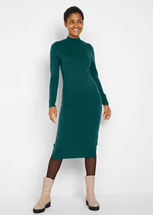 Robe en maille fine à col montant, bonprix