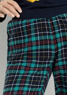 Pyjama mit Flanellhose, bonprix