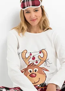 Pyjama mit Schlafmaske, bonprix