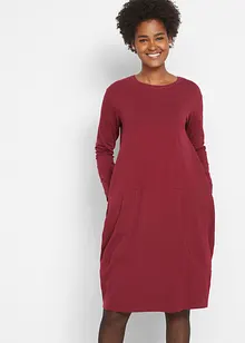 Baumwoll-Shirtkleid in O-Form, bonprix