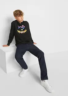 Sweat-shirt à capuche en coton mélangé doux, bonprix