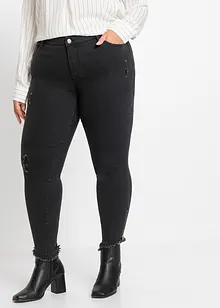 Jean skinny avec zip, bonprix