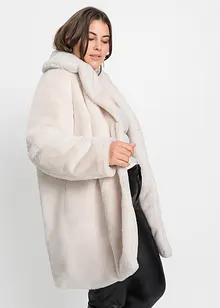 Kuschel-Longjacke aus Fellimitat, bonprix