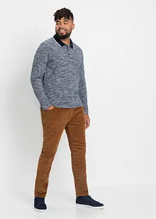 Langarmshirt mit Polokragen, bonprix