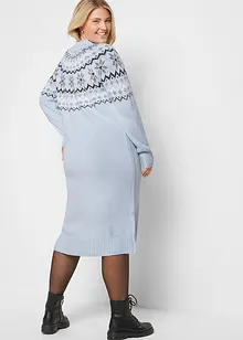 Strickkleid mit Norwegermuster, bonprix