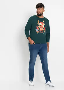 Langarmshirt mit Weihnachtsmotiv, bonprix