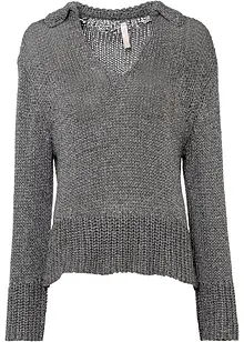 Strickpullover mit Kragen, BODYFLIRT boutique