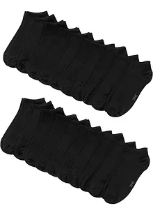 Lot de 20 paires de chaussettes basses, bonprix