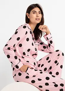 Pyjama mit Knopfleiste, bonprix