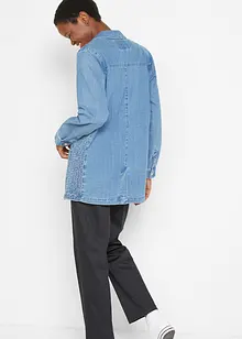 Oversize Jeans- Longblazer mit seitlichem Smokeinsatz, bpc bonprix collection