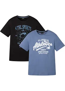 T-Shirt (2er Pack) in Regular Fit, bonprix
