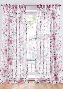 Voilage à imprimé floral (1 pce), bonprix