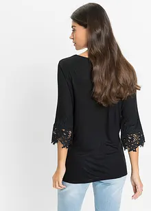 Shirt mit Spitze, bonprix