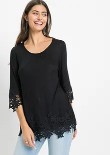 Shirt mit Spitze, bonprix