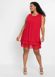 Robe en chiffon en polyester recyclé, bonprix