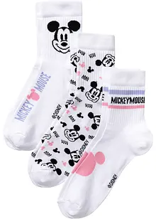 Lot de 3 paires de chaussettes courtes Mickey Mouse, Disney