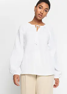 Blouse en gaze de coton, bonprix