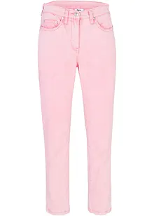 Verkürzte Twill-Hose im Used-Look, bonprix