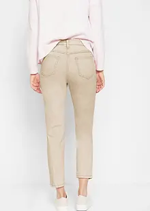 Pantalon twill raccourci look used, bonprix