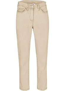 Pantalon twill raccourci look used, bonprix