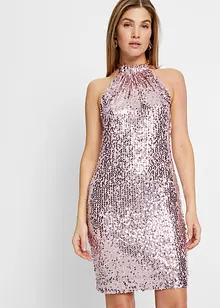 Robe à paillettes avec chaîne couleur dorée, BODYFLIRT boutique