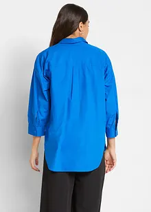 Oversize Bluse aus Baumwolle mit 3/4 Arm, bonprix