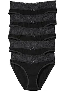 Slip mit Spitze (5er Pack), bonprix