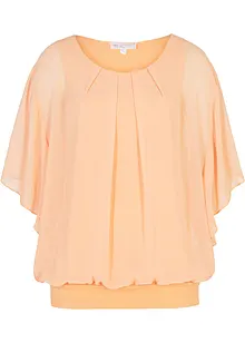 Chiffon Tunika mit Untertop, bonprix