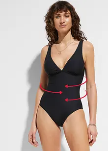 Maillot 1 pièce sculptant, maintien modéré, bonprix