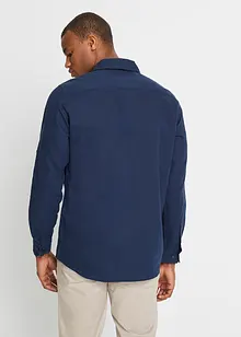 Chemise en lin à manches retroussables, bonprix