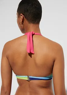 Neckholder Bikini Oberteil aus recyceltem Polyamid, bpc bonprix collection