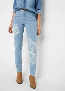 Straight Jeans Mid Waist, Schmetterling, bonprix