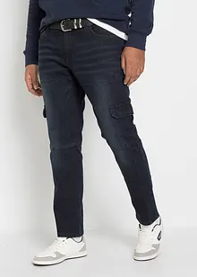 Jean stretch cargo Slim Fit, Straight, bonprix