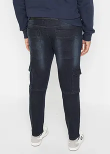 Jean stretch cargo Slim Fit, Straight, bonprix