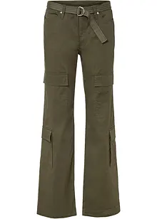 Pantalon cargo avec ceinture, bonprix