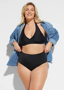 Bas de bikini taille haute, largeur réglable, bonprix