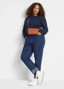 Jean Boyfriend taille moyenne, cropped, bonprix