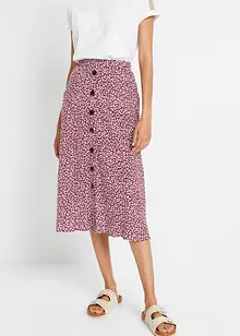 Jupe midi en viscose avec poches, bonprix