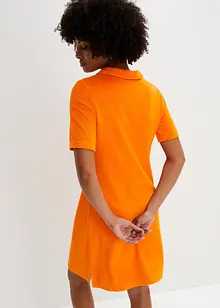 Knieumspielendes Frottee-Kleid mit Polokragen, bonprix